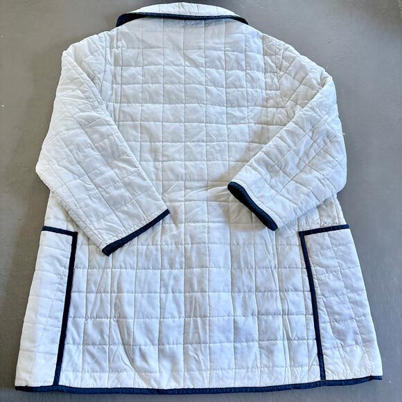 Vintage 70s White Bear of St. Paul Womens White Quilted Jacket Nylon Parka Retro - Picture 13 of 16
